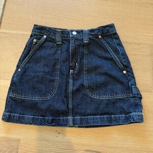 AG Adriano Goldschmied Dark Blue Mini Skirt size 24